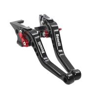 CHENJIAHAO Maneta Embrague Moto For Benelli 502C 752S TRK502X palancas de Freno de Embrague Ajustables for Motocicleta(Black Red)