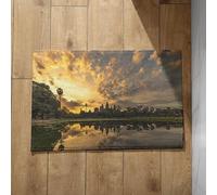 Chenlane Felpudo exterior para puerta trasera al aire libre, grande, paisaje, personalizado, bienvenida, frente, divertido, 45 x 75 cm