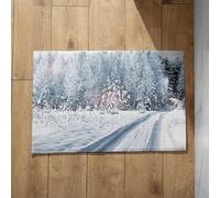 Chenlane Felpudo interior resistente y lavable delante del baño, paisaje natural, exterior, para ducha, 45 x 75 cm