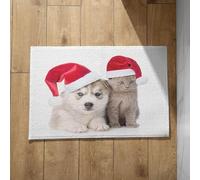 Chenlane Felpudo personalizado antideslizante y limpiador de pies para el interior de gatos y perros, lavable, 50 x 80 cm