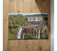 Chenlane Felpudos y caminos de baño de longitud completa, antideslizantes, paisaje natural, patio trasero, 40 x 60 cm