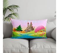 Chenlane Juego de 4 fundas de almohada de seda de verano para exteriores, elásticas, rectangulares, león, tigre, sofá, interior, patio, tela gruesa de alta calidad, 50 x 75 cm, 4 unidades