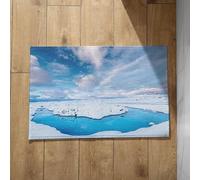 Chenlane Juego de alfombrillas de cocina para puerta trasera, extra grande, paisaje natural, interior, 45 x 75 cm