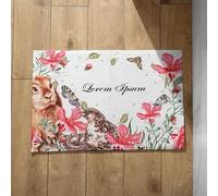 Chenlane Tapete de otoño para exteriores para puerta delantera, grande, con citas de pensamientos, para interiores, 45 x 75 cm