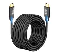 CHENLENIC Cable USB C 3.2 Gen 2 de 20 Gbps, Tipo C 4K@60Hz Video UHD 5A/240W PD3.1 Carga Rápida con Marcador E Compatible con Thunderbolt 3/4 (USB C3.2 20G 240W 5M)