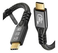 CHENLENIC Cable USB C 3.2 Gen 2X2 20Gbps, tipo C 4K@60Hz UHD Video 5A/240W PD3.1 Fast Charge Cord with E-Marker Compatible with Thunderbolt 3/4 MacBook pro Samsung Galaxy Pixel Dell Monitor, etc (1M)