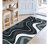 CHENMIAO Alfombra Cocina 50 x 100 cm Antideslizante Lavables en Lavadora Alfombra de Cocina Moderna, Distintos Tamaños para Dormitorio, Baño, Pasillo, Garaje, F