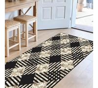 CHENMIAO Alfombra Cocina 50 x 250 cm Antideslizante Lavables en Lavadora Alfombra de Cocina Moderna, Distintos Tamaños para Dormitorio, Baño, Pasillo, Garaje, A