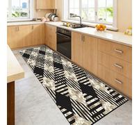 CHENMIAO Alfombra Pasillo Larga 50 x 160 cm Antideslizante Lavables en Lavadora Alfombras de Área Moderna, Distintos Tamaños para Dormitorio, Cocina, Baño, Pasillo, Garaje, A