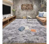 CHENMIAO Alfombras Salón 95 x 365 cm Modernas Super Suaves Alfombra Shaggy para Salón Antideslizante para Habitacion Dormitorio Salon Comedor, Gris Claro