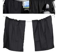 CHENNAN 1 Juego Cortinas divisorias de privacidad extraíble para Coche, Cortinas separadoras para Coche, Divisor de Coche Cortinas Parasol, para privacidad y protección Solar, 140 x 70 cm (Negro)