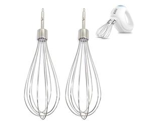CHENNAN 2 Pcs Recambio Batidora Varillas Batidor de Varillas Manual Batidor Giratorio Para Utensilios De Cocina Utensilios de cocina duraderos Accesorios de repostería para remover batir montar (1#)