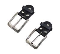 CHENNAN 2 Piezas Hebillas Cinturon Hombre, 40mm Práctico Hebilla de Cinturón de Aleación de Zinc, Hebillas de Cinturón Cuadrado de Una Sola Punta, Hebilla de Metal Universal para Cinturón