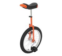 chennnls Monociclo de 18 Pulgadas, Monociclo Ajustable, Entrenamiento de Equilibrio para Deportes, Capacidad de Carga de hasta 75 kg (Naranja)