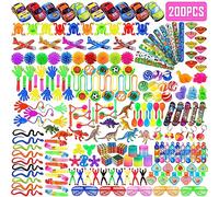 Chennyfun 200 Piezas Juguetes de Fiesta a Granel para niños y adultos, Rellenar Bolsas de Piñatas, premios de clase, Fiestas para Carnavales Pascua Halloween regalos de cumpleaños para niños Niñas
