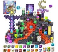 Chennyfun Bloques Magneticos Construccion Niños, 100 Piezas Construcciones Magneticas Niño, Construcciones Cubos Magneticas Juguete Creativo, Juguetes Regalos para Niños 3+ Halloween Navidad