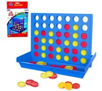 Chennyfun Juego de Mesa 4 en Raya, Conecta 4, Juego de Mesa de Estrategia para 2 Jugadores, Juego de Mesas Infantiles,Juegos de Mesas Familiares para Niños y Adultos