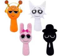Chennyfun Sprunki Peluches, Muñeco de Peluche Sprunki, Sprunki Plush Toys, Lindo Anime Sprunki Plush Toys, Personajes Dibujos Animados Sprunki Juguetes, Sprunki Plushies Toys para Niños y Niñas y Fans