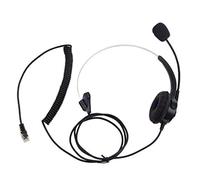 chenpaif RJ11 Operador Auriculares, 4 Pines, Alámbrico, Negro, Auriculares para centro de llamadas