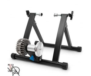 Chensyo Home Trainer Bicicleta de Resistencia Fluida, Entrenador Bicicleta Plegable Bajo Ruido con Soporte de Rueda Delantera, Rodillo Bicicleta Interior para MTB y Bicicleta de Carretera 26-29