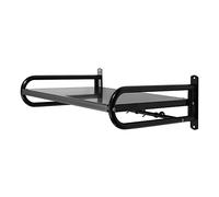 Chensyo - Soporte para horno de microondas con 6 ganchos estantería, capacidad de carga máxima 30 para todo tipo de objetos, apto para cocina, cuarto de baño, color negro