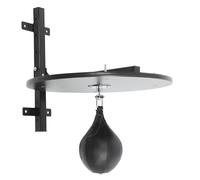 Chensyo Speed Bag Plataforma Heavy Duty Speed Bags para Boxeo Ajustable Speed Bag Plataforma Kit con Punchingball para Boxeo, Ejercicios de Golpe, Incluye Soporte de Altura Ajustable Speedbag (Negro)