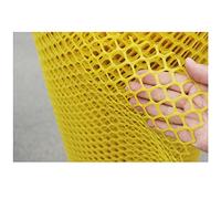 CHENWMZ Rollo de Malla de Alambre Hexagonal Amarilla de 0,8 x 45 m, Cerca para Aves de Corral y jardín, Red de Barrera Duradera para Animales domésticos, Ideal para Uso en Jardin