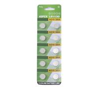 Chenxi Studio 10 pilas alcalinas de botón AG1 AG3 AG4 AG10 AG13 de 1,55 V LR1130 LR41 LR44 pilas de botón para relojes de juguete