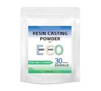 Chenxi Studio 300/500g/1000/2000g Resina en polvo de fundición de secado rápido, polvo de fundición de yeso fácil mezcla, resina de fundición activada por agua
