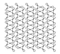 Chenxi Studio 50 conectores de señuelo de línea de arrastre, conectores de pesca giratorios, aparejos de agua salada, aparejos de pesca giratorios para señuelos