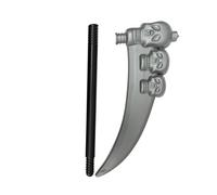 Chenxi Studio Accesorios de disfraz de Grim Reapers - Juguete desmontable para Halloween, disfrazarse, fiesta, guadaña falsa, C, Talla única