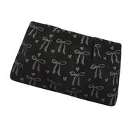 Chenxi Studio Bolsa acanalada con textura rugosa, patrón de niebla, multilane, bolsa de hombro versátil y vieja, Black, One Size