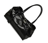 Chenxi Studio Bolso con asa superior para mujer, axila, gran capacidad, hombro, viajes, axilas, retro, para uso diario, piel sintética, axila, gran capacidad, para uso diario, Black, One Size