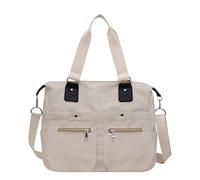 Chenxi Studio Bolso cruzado de moda para mujer, bolsos de lona con múltiples bolsillos, bolsos de lona con múltiples bolsillos para mujer, Ow, One Size