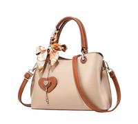 Chenxi Studio Bolso de hombro a juego para mujer, bolso cruzado de gran capacidad, bolso de mano de moda simple para mujer, bandolera de gran capacidad, bolso simple y bolso para uso diario, Khaki