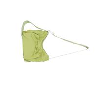 Chenxi Studio Bolso de hombro de nailon para mujer, con lazos, decoración de moda, bolsa de axilas con correa ajustable, gran capacidad para axilas al aire libre, Green, One Size