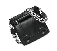 Chenxi Studio Bolso de hombro para mujer, moderno, de gran capacidad, estilo mensajero, elegante, para uso diario, gran capacidad, para llevar al hombro, Black, One Size