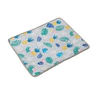 Chenxi Studio Cojín de refrigeración transpirable para mascotas para gatos pequeños a grandes, tapete para mascotas, diseño de dibujos animados, tapete portátil para perros para viajes