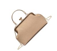 Chenxi Studio Elegante bolsa cruzada con cierre para mujer, ligera, de poliuretano, compartimento espacioso, correa ajustable, varios colores, Khaki, One Size