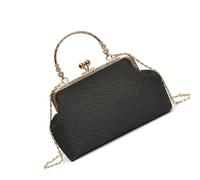 Chenxi Studio Elegante bolsa cruzada con cierre para mujer, ligera, de poliuretano, compartimento espacioso, correa ajustable, varios colores, Black, One Size