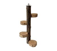Chenxi Studio Jaula para pájaros pequeña con plataforma giratoria, juguete portátil para loros, jaulas para cacatúas, conures