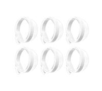 Chenxi Studio Juego de 6 recipientes para colgar en jaulas, dispensador de agua para loros y cacatúas, juego de recipientes de alimentos transparentes para pájaros pequeños con fácil limpieza