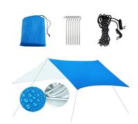 Chenxi Studio Juego de lonas grandes de color verde frijol, toldos de refugio, tienda de campaña, sombra portátil, lluvia, para actividades de playa, picnics, toldos