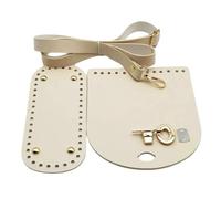 Chenxi Studio Juego de suministros para hacer bolsas de piel sintética para mujeres y niñas, correa de hombro ajustable, bolsa de ganchillo, base inferior, piezas de bolso, para el día de la madre
