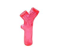 Chenxi Studio Juguete masticable para perros, mordedor chirriante en forma de rama para perros pequeños, juguete de sonido para masticar