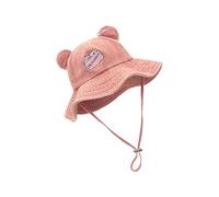 Chenxi Studio Sombrero de pescador de algodón multiusos con resorte de oreja de oso, resistente al viento, suave y flexible para mujer, senderismo y camping, sombrero de oso, a, Talla única