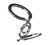 Chenxi Studio Soporte giratorio para teléfono, doble agarre lateral, soporte de metal, apto para coche, oficina, viajes, esencial, plegable, soporte de agarre para teléfono