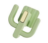 Chenxi Studio Soporte para pantuflas de secado rápido con diseño de cactus, soporte de pared permanente, impermeable, estante de baño para negación de unguis, euphorbia, organizador de baño