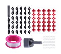 Chenxi Studio Taza de agua automática para pollos, patos, pájaros, a prueba de fugas, acero inoxidable, fácil montaje, ahorro de agua, bebedor de pezón de aves de corral