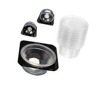 Chenxi Studio Taza de alimentación antideslizante para terrario y diseño resistente a los escapes para dietas de anfibios